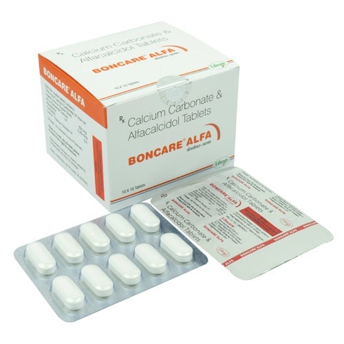 Calcium Carbonate & Alfacalcidol Tablets