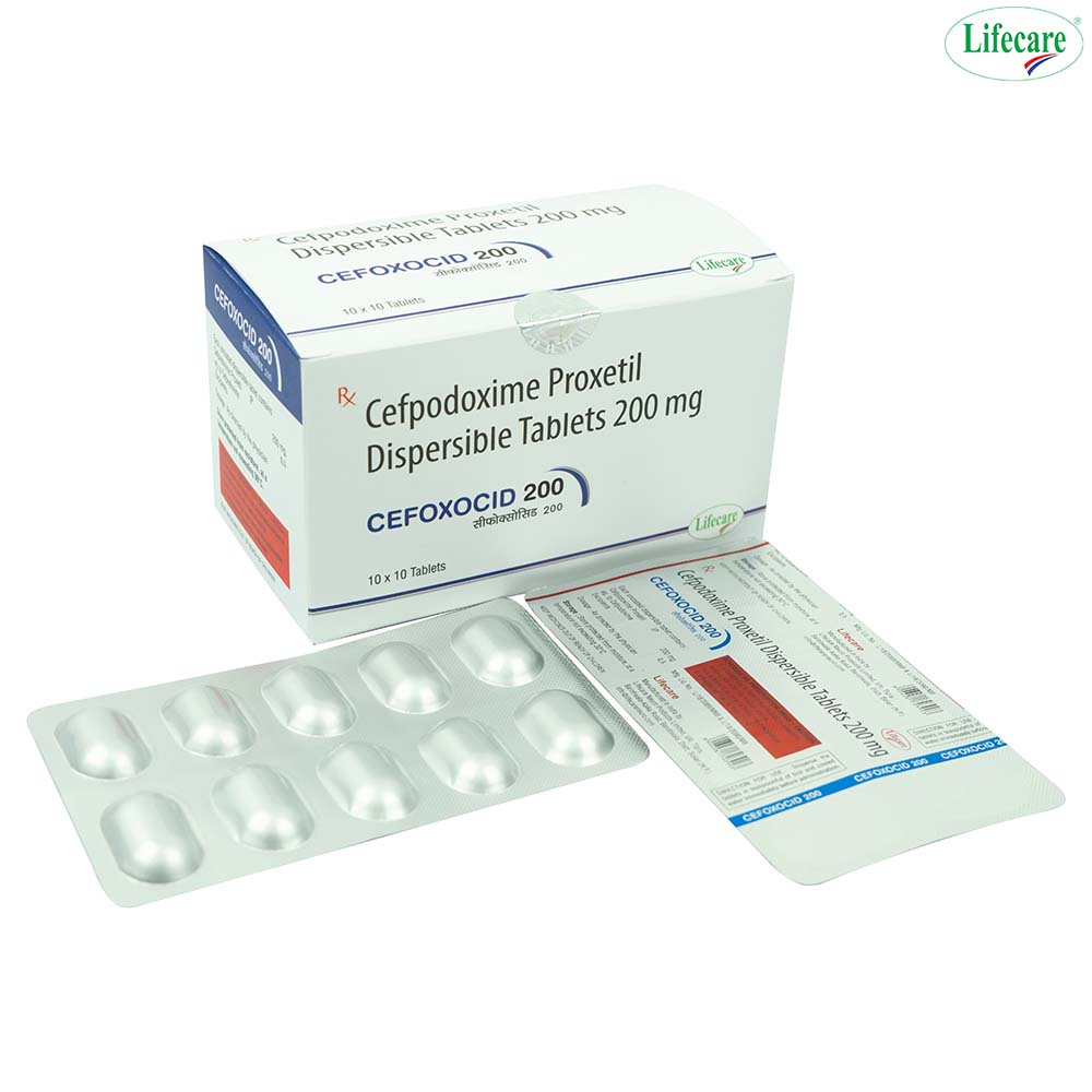 Cefpodoxime Proxetil Dispersible Tablets