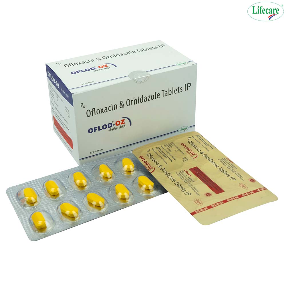 Ofloxacin + Ornidazole Tablets