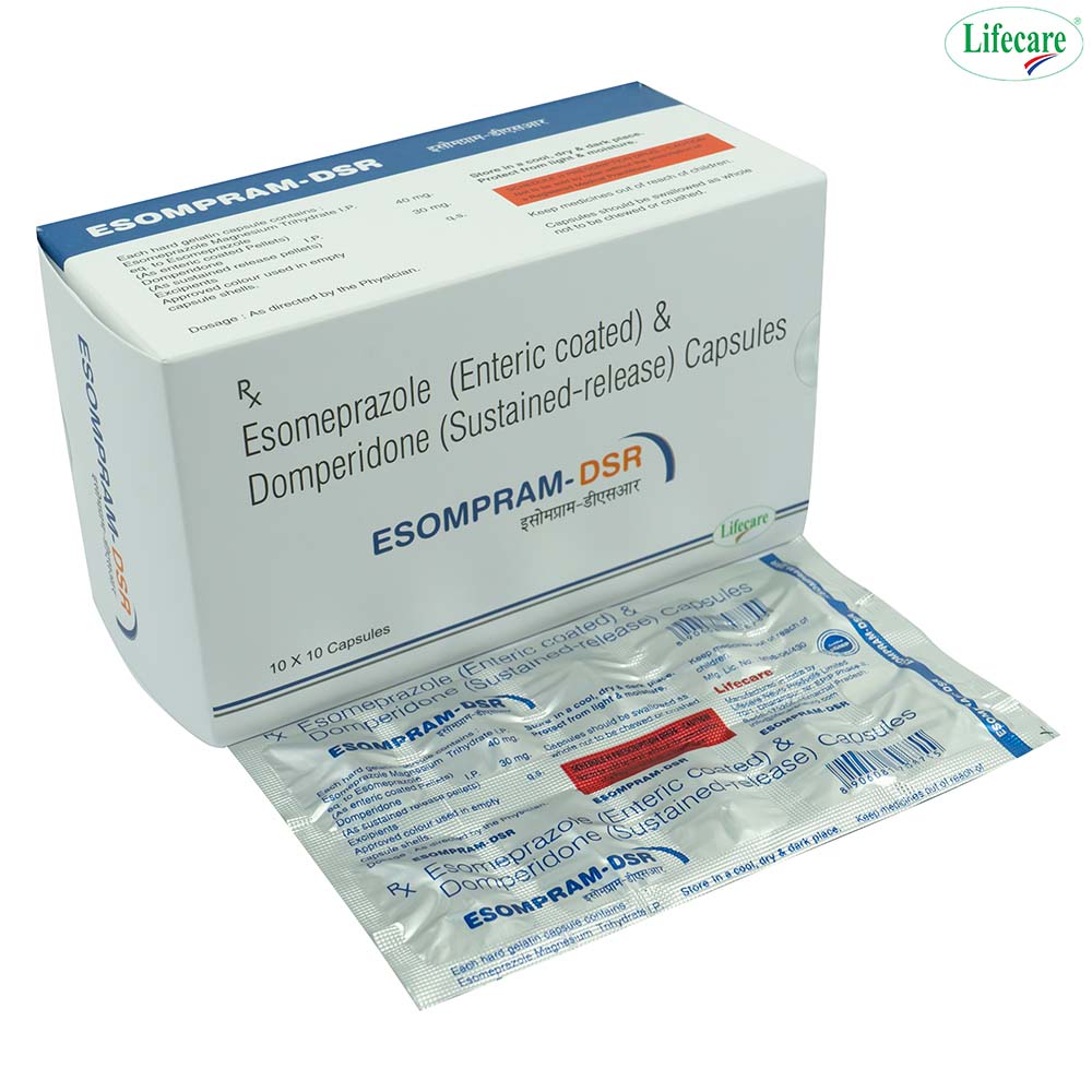 Esomeprazole & Domperidone Capsules