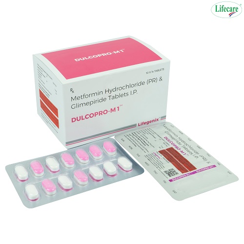 Metformin Hydrochloride + Glimepiride Tablets