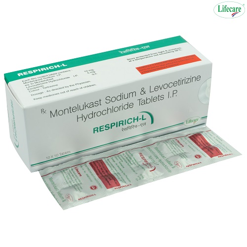 Montelukast Sodium + Levocetirizine Dihydrochloride Tablets