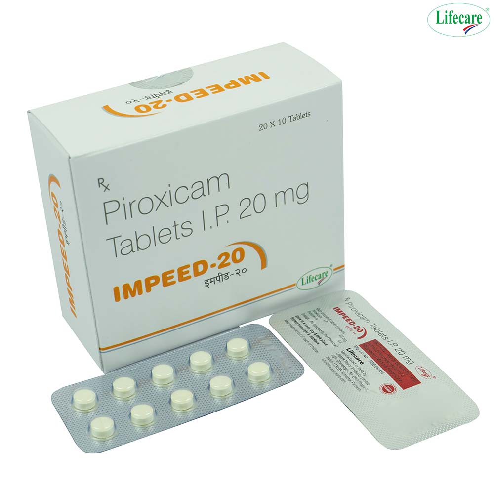 Piroxicam Dispersible Tablets